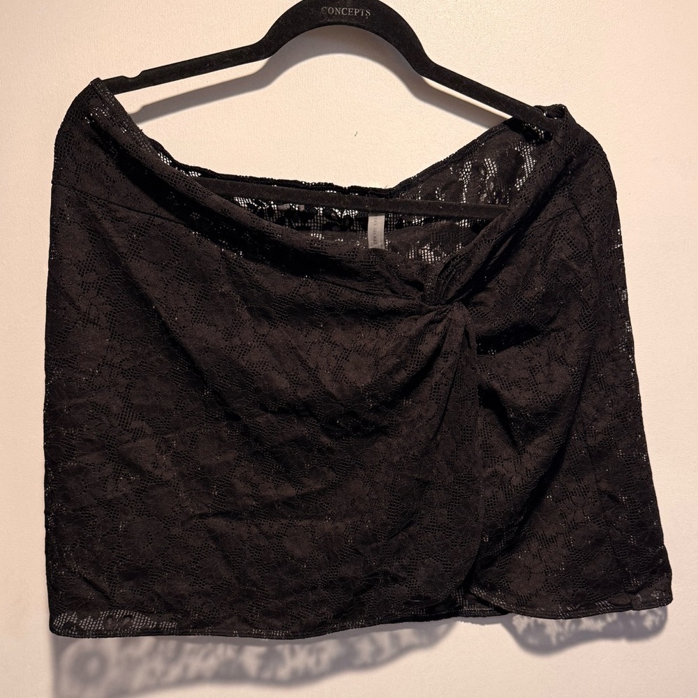 Victoria's Secret Black Lace swimsuit cover up